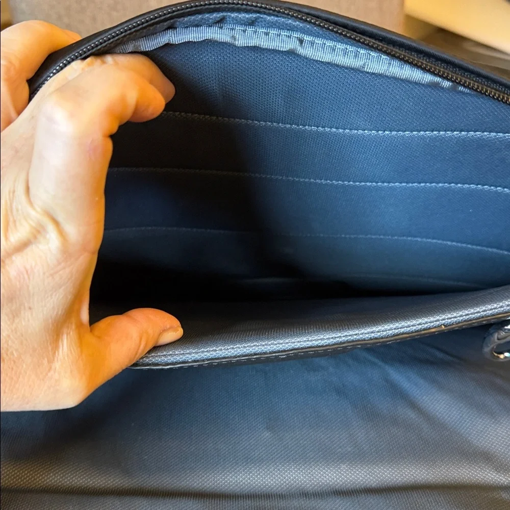 Tumi Black Nylon Laptop Portfolio Briefcase